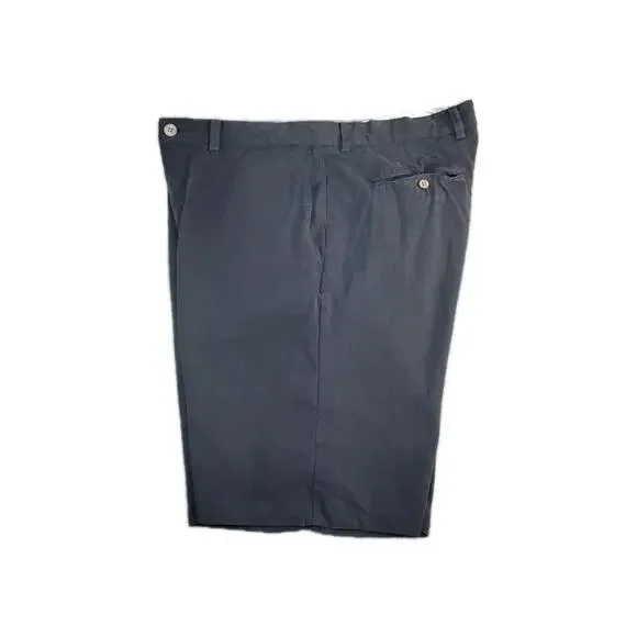 Tommy Bahama Shorts Mens Sz 35 Black Silk Cotton Flat Front Casual Summer C16 - Picture 8 of 11